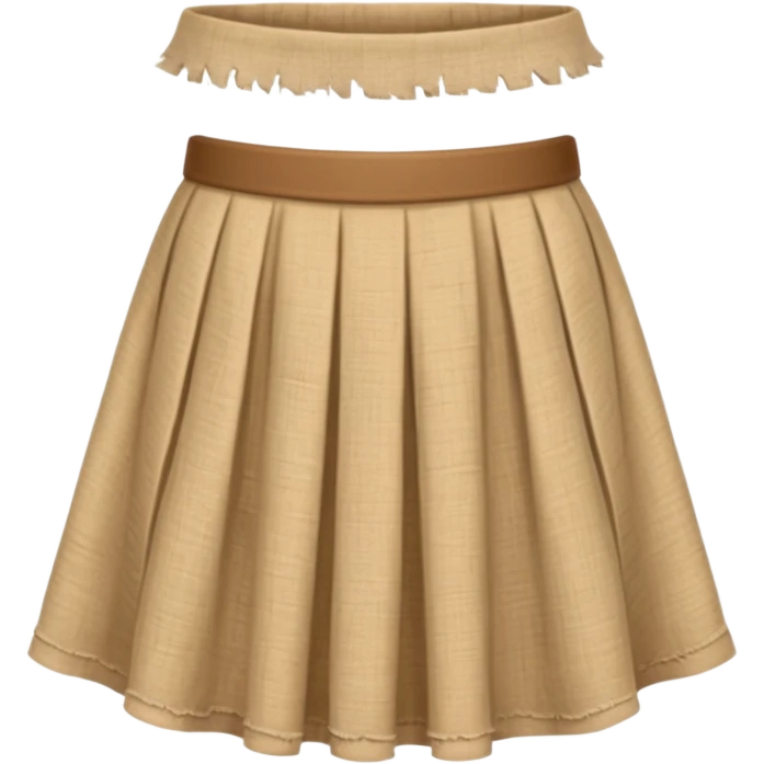 beige ancient skirt cloth emoji