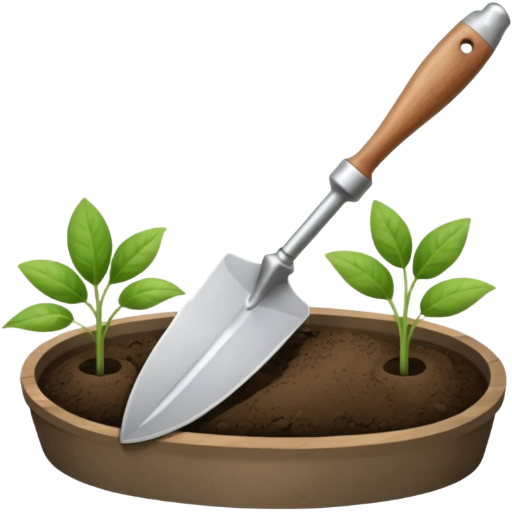 trowel garden emoji