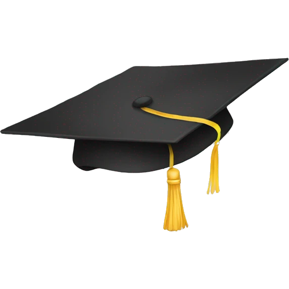 graduation hat emoji