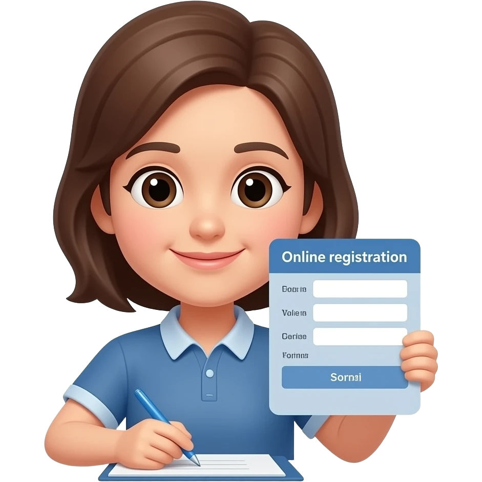online registration emoji