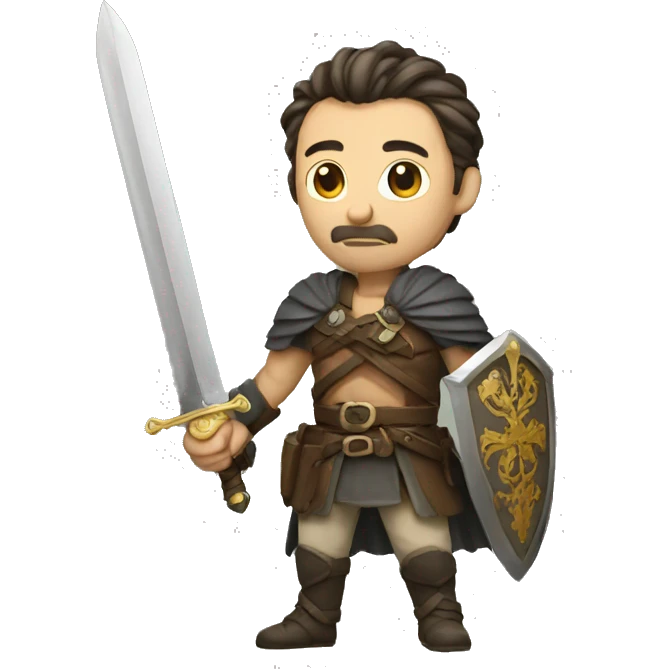 Man with Sword emoji