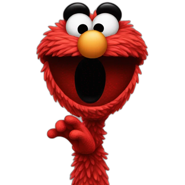 elmo panic emoji