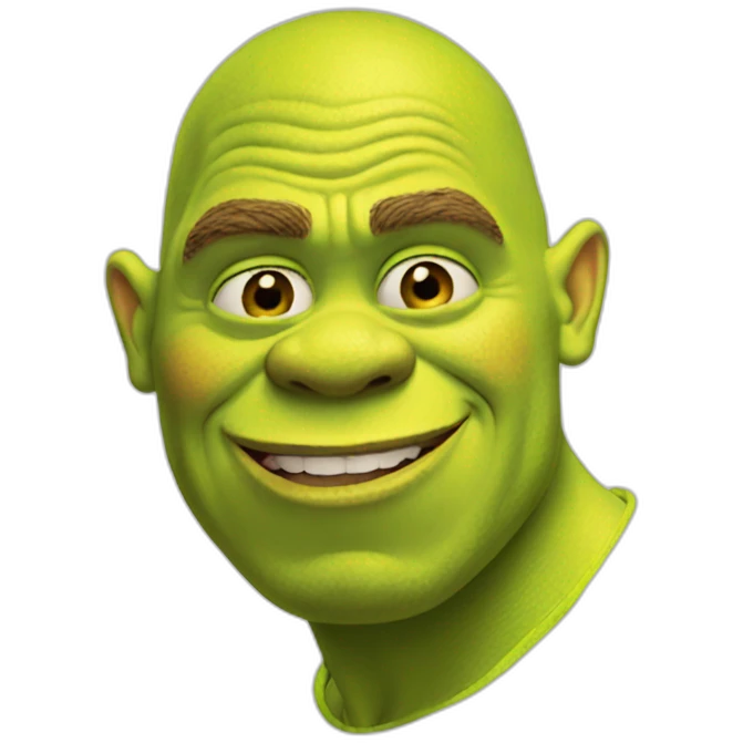 Shrek weird emoji