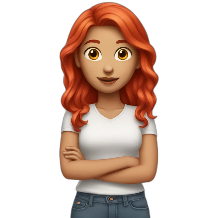 Girl-red-hair emoji