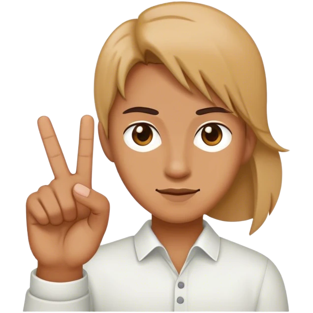 Person holding up a middle finger  emoji