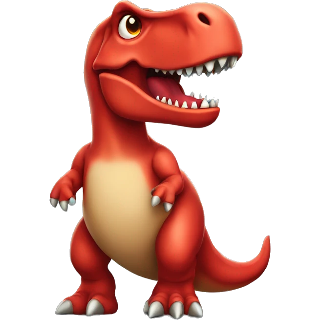 Red T-Rex  emoji