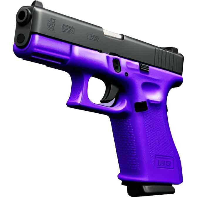 Purple Glock 19 emoji