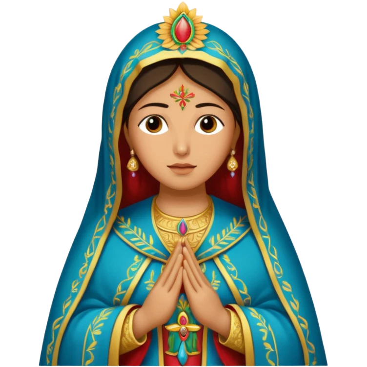 virgen de Santa María de Guadalupe emoji