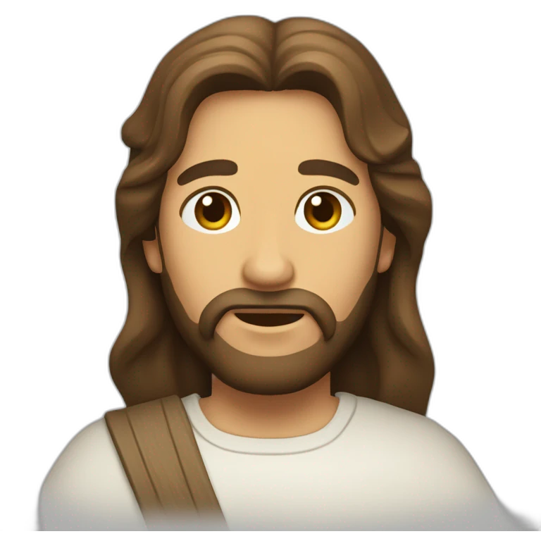 Jesús llevando la cruz emoji