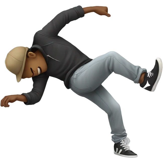 Guy breakdancing emoji