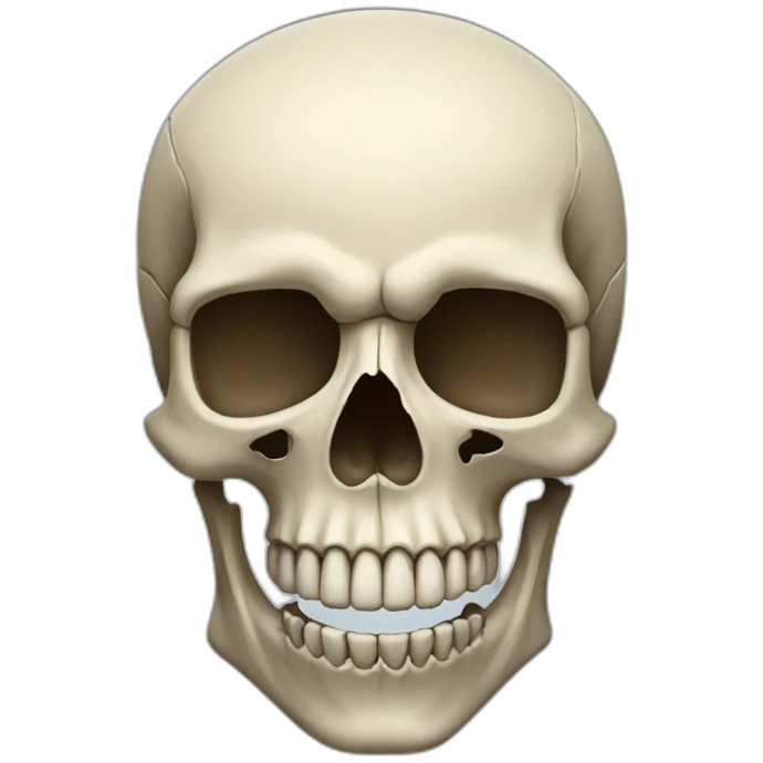skull standing emoji