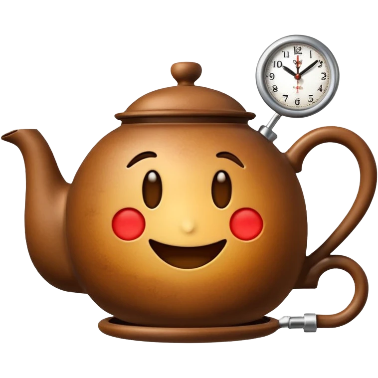 Emoji with clock that tea emoji