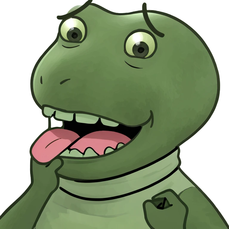 emoji face with tongue out. two hands around neck choking it out emoji