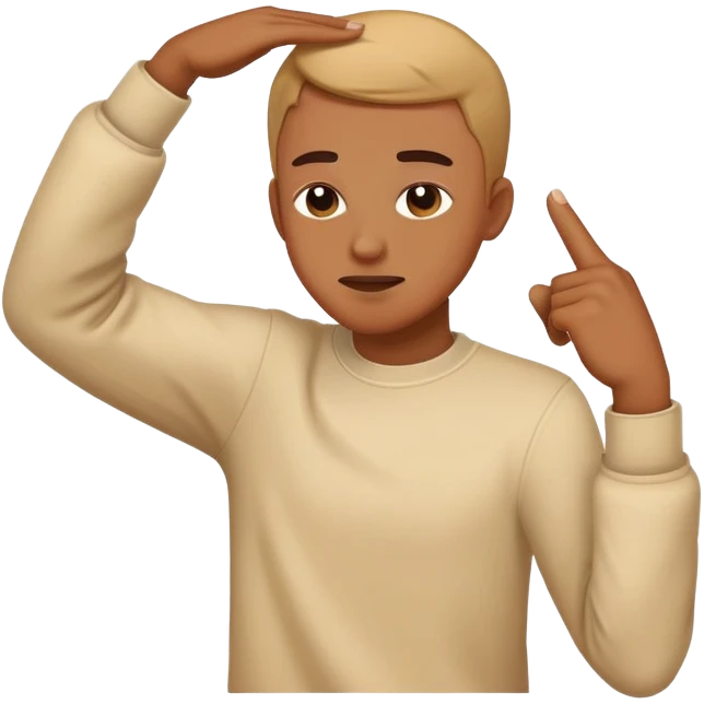 Humain qui fais un dab emoji