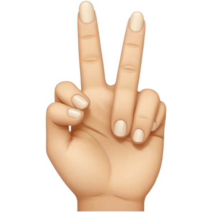 i want to create simple enoji for whatsapp the amojy of hand with the middle finger down emoji