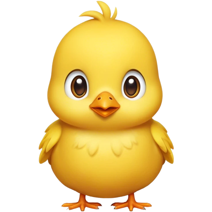 Happy chick emoji