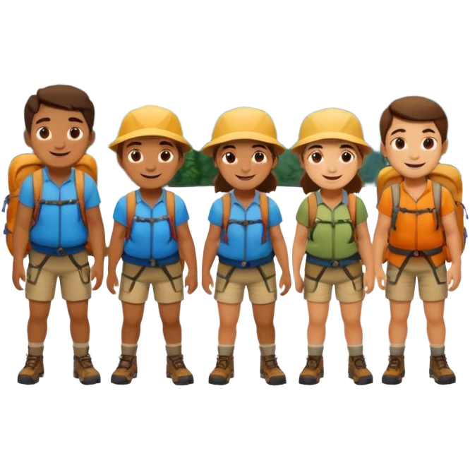Mountain Campers. emoji