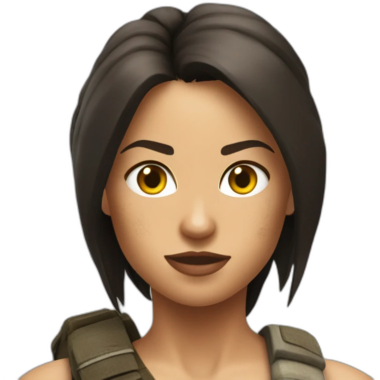 Lara croft emoji