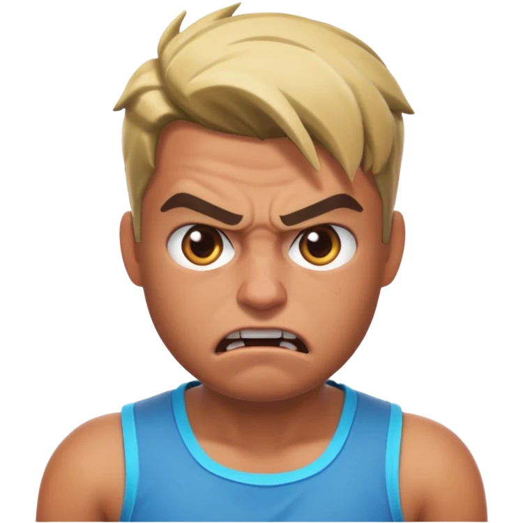 Fortnite Player with Aggression  emoji