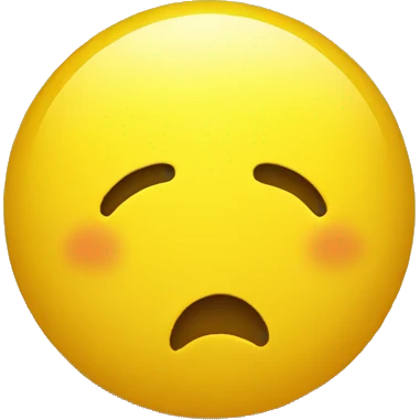 Yellow emoji looking looking at the floor emoji