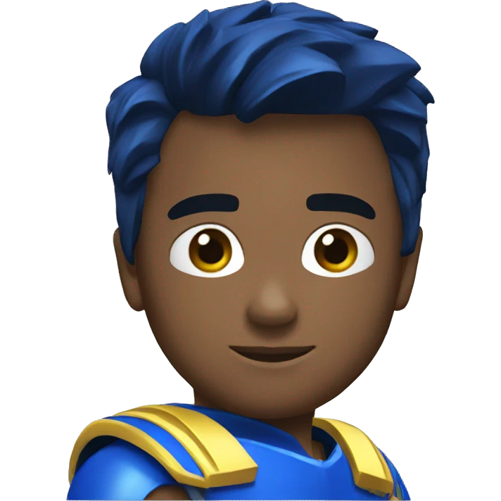 Blue power ranger 1 generation emoji