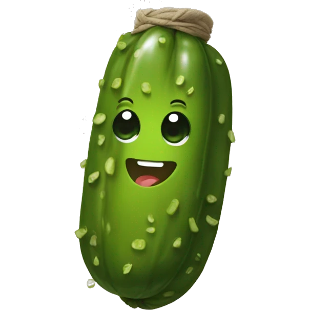 Pickle with a bandana emoji