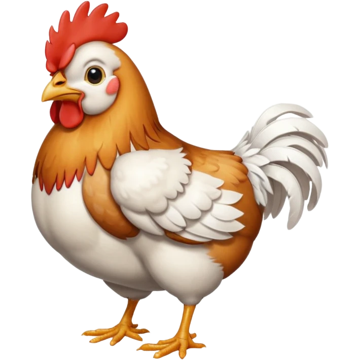 A chicken emoji