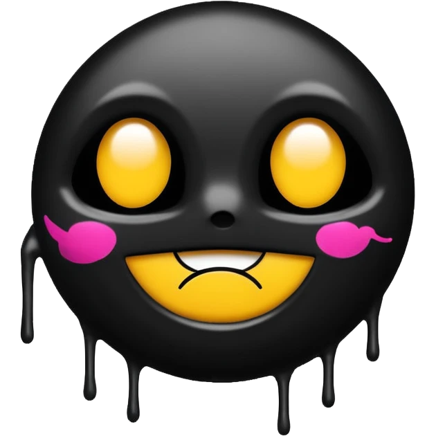 just the word "bitch" written emoji