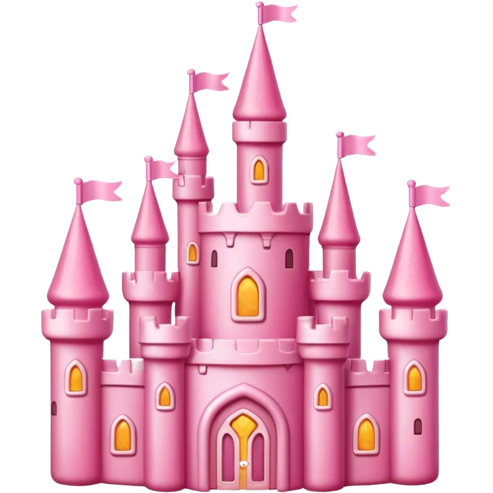 pink candy castle emoji