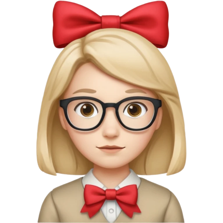 🤓+🎀 same emoji  emoji