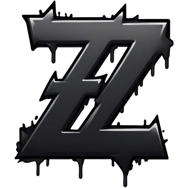 Black z’s emoji