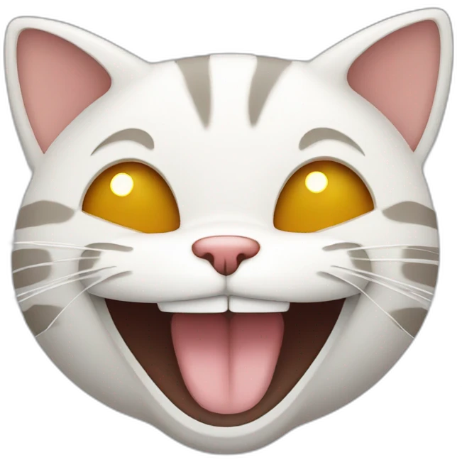 cat laughing emoji