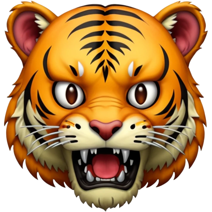 Zombie tiger emoji