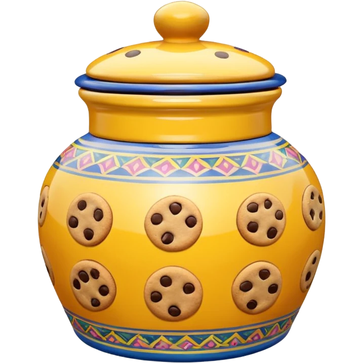 colroful Cookie Jar emoji