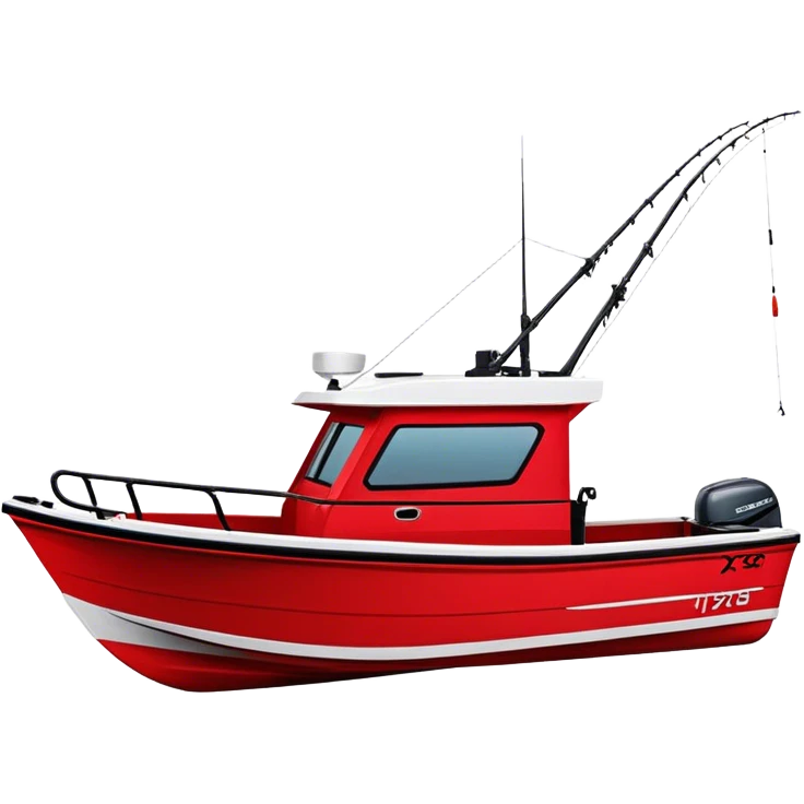 Fishing Boat - Lund 1775 Crossover XS (Model Year: 2022) (Iconic colour: Red with black trim) emoji