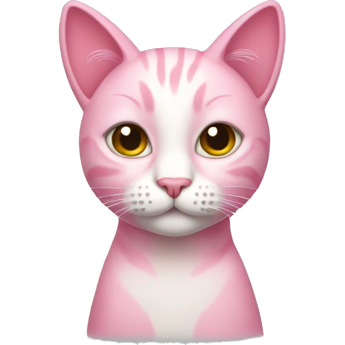 Pink cat emoji