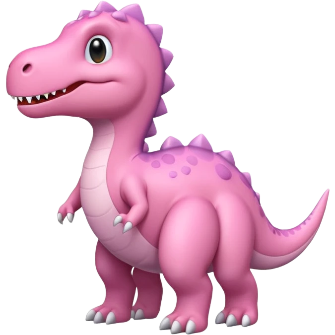 pastel pink dinosaur  emoji