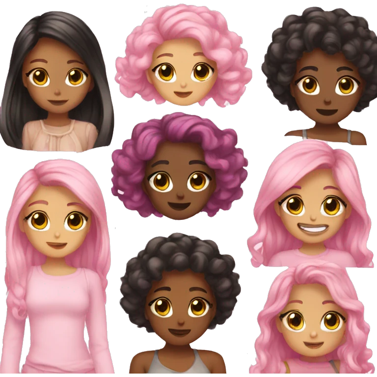 aesthetic girly emojis emoji