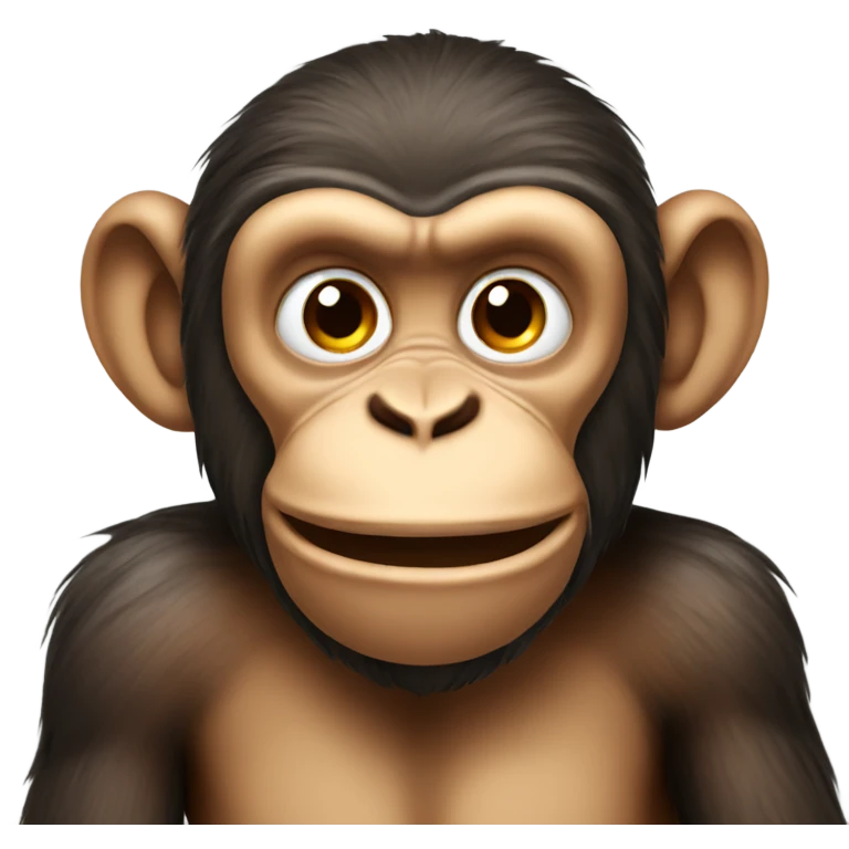 Goofy monkey  emoji