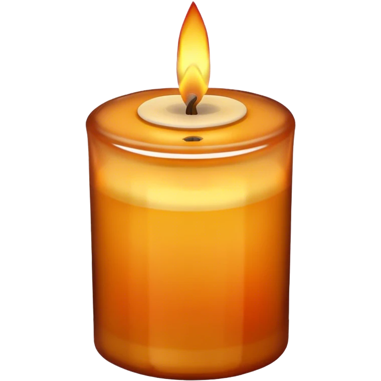 autumn vibe candle emoji
