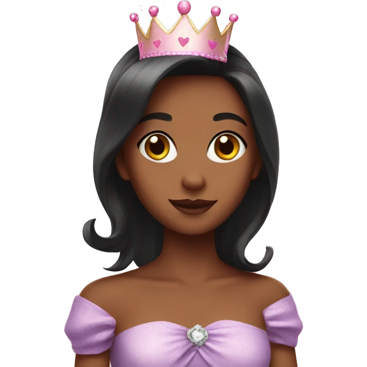 Cat birthday princess emoji
