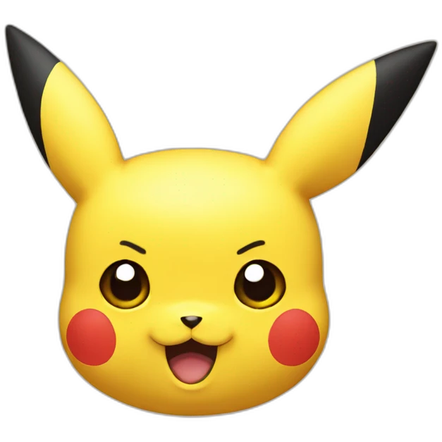 Pikachu head emoji