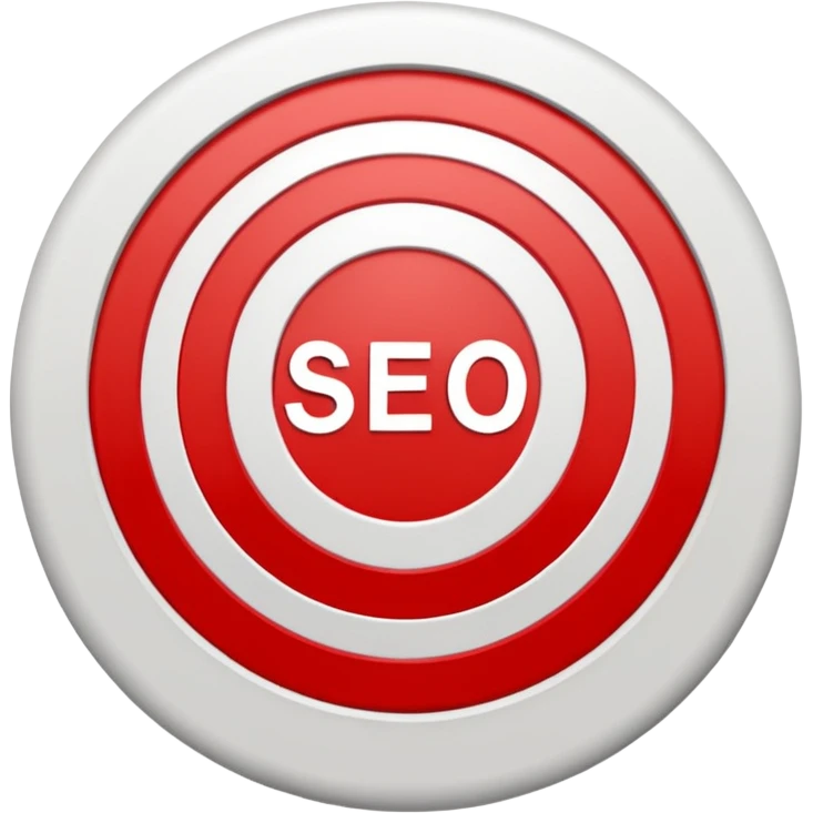 target with the word SEO inside emoji