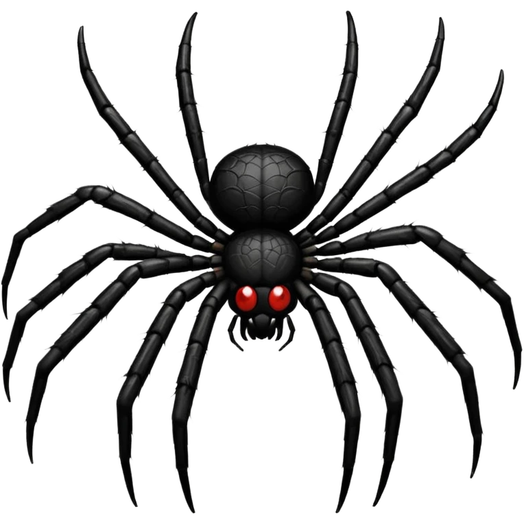 Spider no face emoji