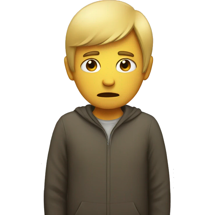 Depressed emoji