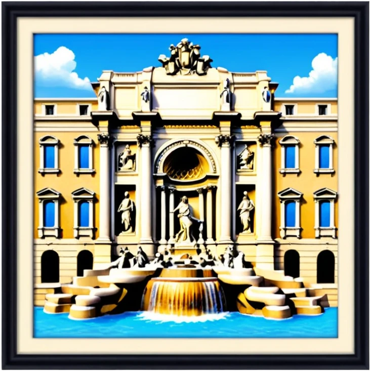 Trevi Fountain emoji