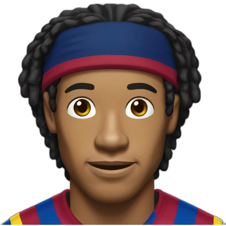 Ronaldinho Barcelona Futbol Club emoji