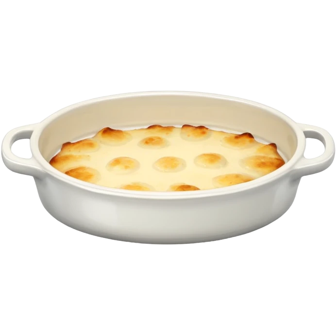 Plat à gratins sans rien à l’intérieur emoji