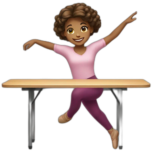 Girl-dancing-on—the-table emoji
