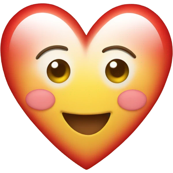 Heart Face Emoji with feet emoji